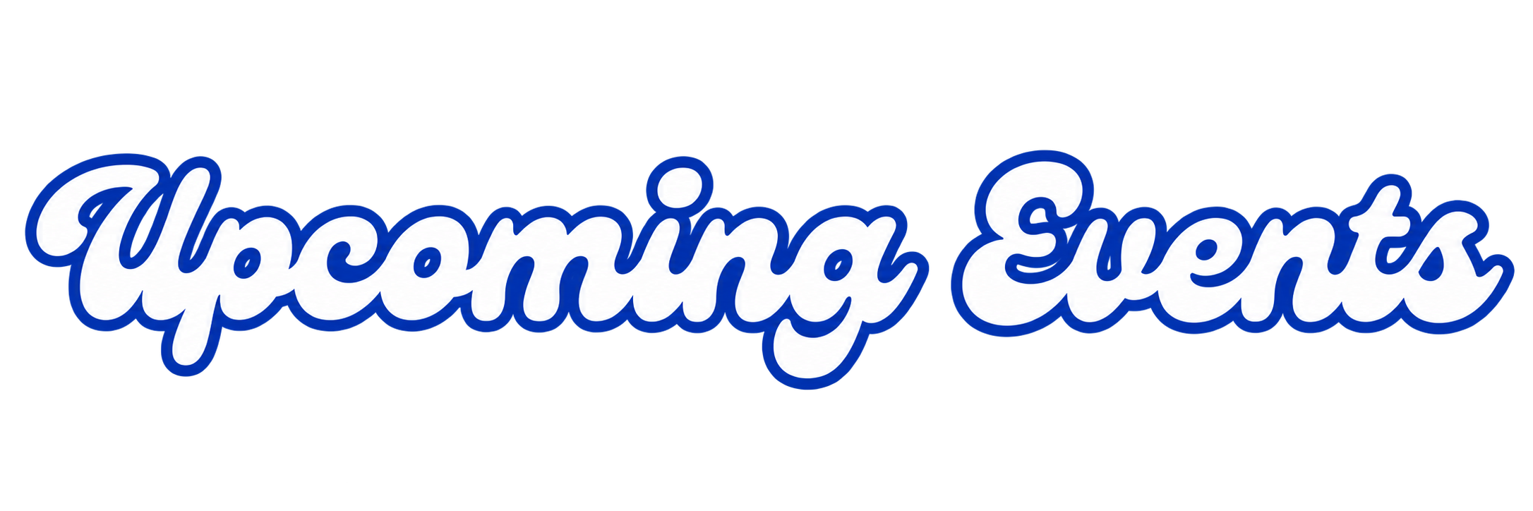 Upcoming events
